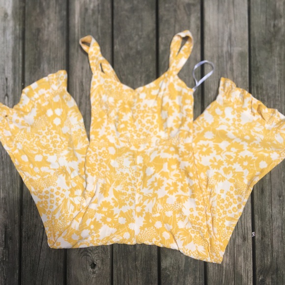 Faithfull the Brand Kasbah Floral Yellow Jumpsuit - Picture 9 of 16